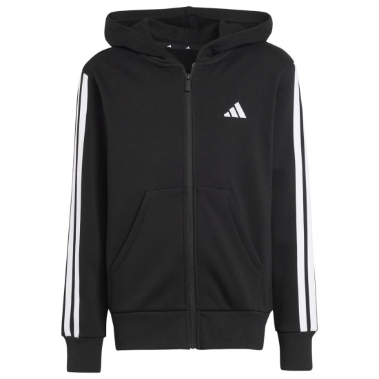 Adidas Παιδική ζακέτα 3-Stripes Essentials Full-Zip Hoodie